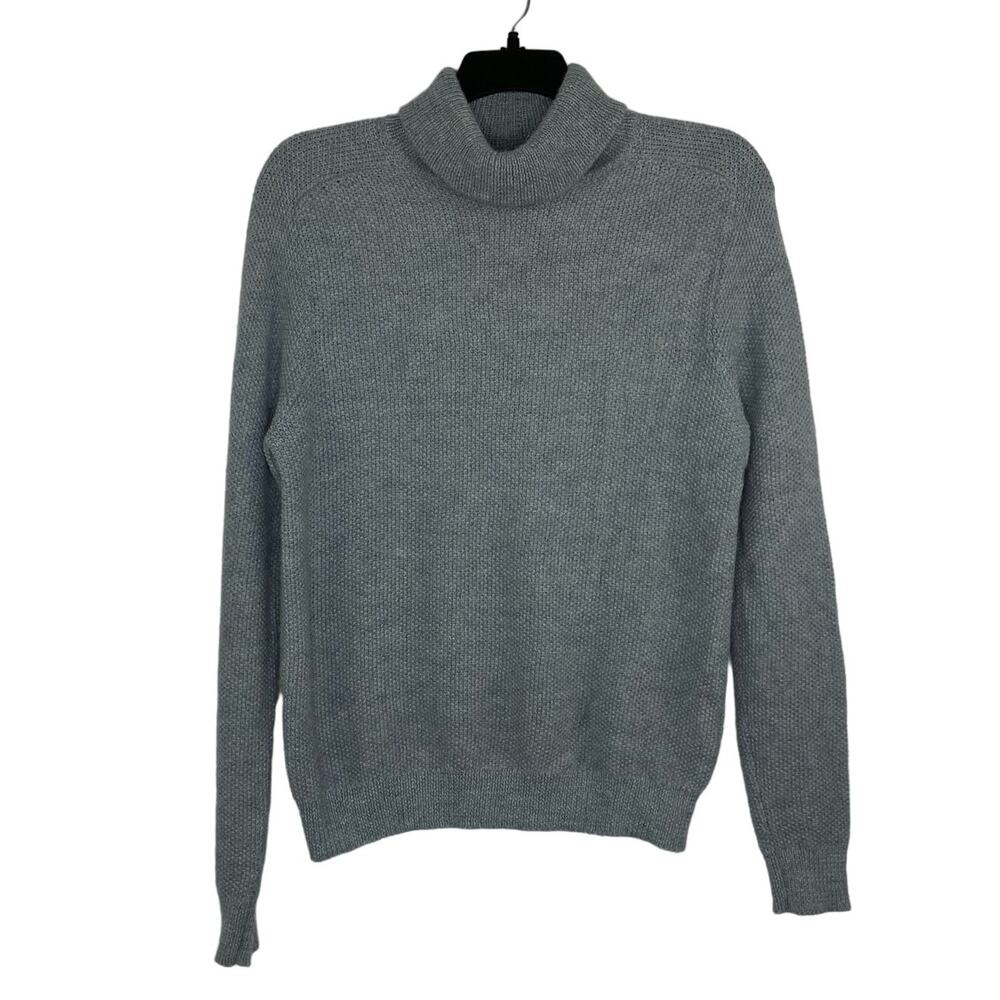 Hesperios Lao Turtle Neck unisex knit sweater 100% baby alpaca Small Retail $405